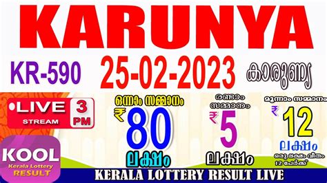 karunya bhagyakuri lottery result